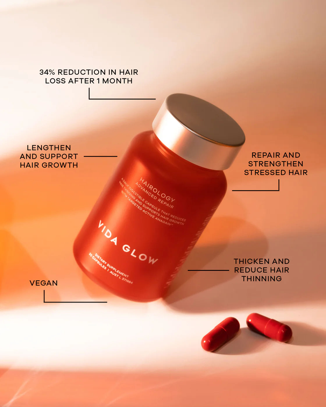 Vida Glow Hairology™ - 30 capsules